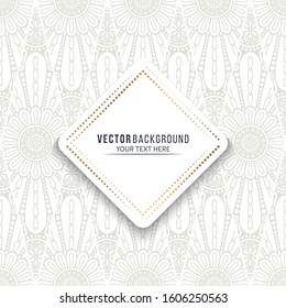 Card or invitation. Vintage decorative elements