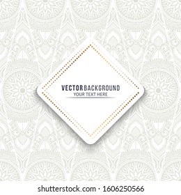 Card or invitation. Vintage decorative elements