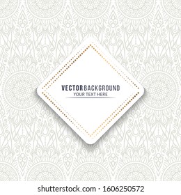Card or invitation. Vintage decorative elements