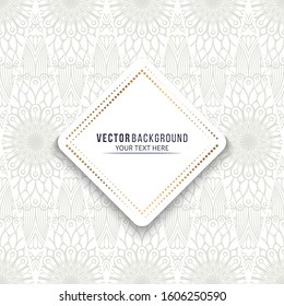 Card or invitation. Vintage decorative elements