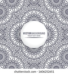 Card or invitation. Vintage decorative elements