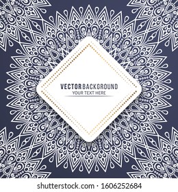 Card or invitation. Vintage decorative elements