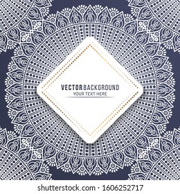 Card or invitation. Vintage decorative elements