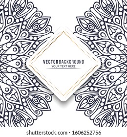 Card or invitation. Vintage decorative elements