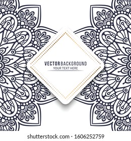 Card or invitation. Vintage decorative elements