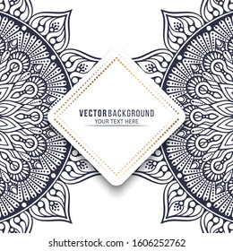 Card or invitation. Vintage decorative elements