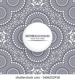 Card or invitation. Vintage decorative elements