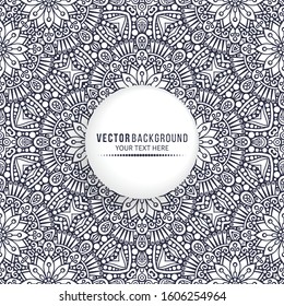 Card or invitation. Vintage decorative elements