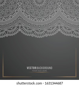 Card or invitation. Vintage decorative elements