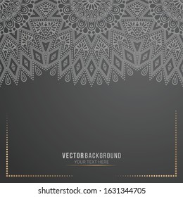 Card or invitation. Vintage decorative elements