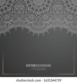 Card or invitation. Vintage decorative elements