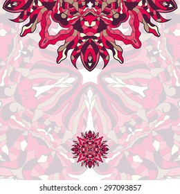Card or invitation. Vintage decorative elements. Hand drawn background.