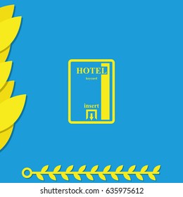 Card key icon.