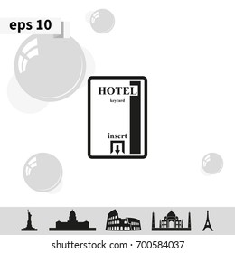Card key icon.