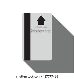 card keys for electronic door lock opening