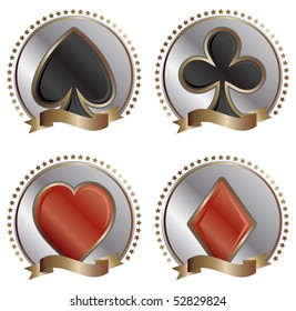 Card labels with place for your text