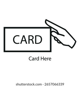 Card lock, icon in line design. Card locks, key card access, RFID lock, smart locks, electronic locks, hotel lock on white background vector. Card lock, icon in line design, editable stroke icon.