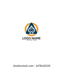card logo design template vector