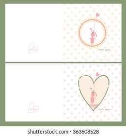 Card with love