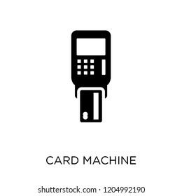 Card machine icon. Card machine symbol design from Ecommerce collection. Simple element vector illustration on white background.