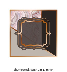 card with marble texture icon