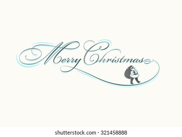 Card "Merry Christmas."
