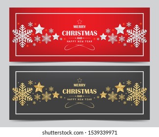 card merry christmas and happy new year 2019 vector design