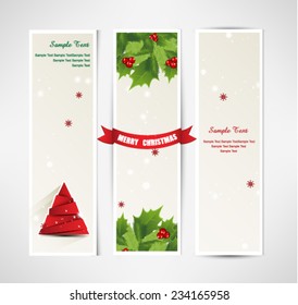 card Merry Christmas. Vector
