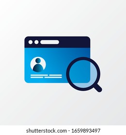 Card Name or Card ID  Icon Premium for business or apps. Vector Illustration