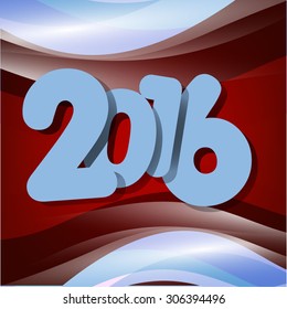 card for new year 2016