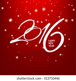 card for new year 2016