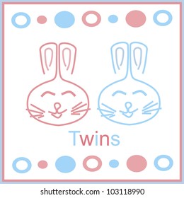 card for newborn twins