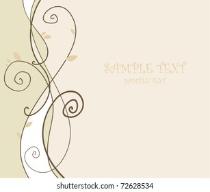 card with ornament and text