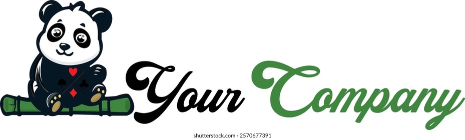  Card panda logo for online
