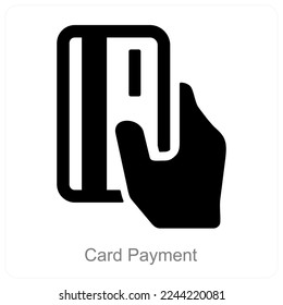 Card Payment and payment icon concept