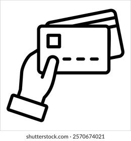 Card Payment Icon Element For Design