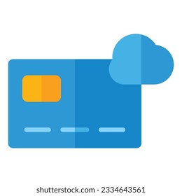 card payment icon. flat style design isolated on white background