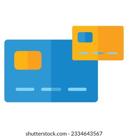 icono de pago con tarjeta. diseño de estilo plano aislado en fondo blanco