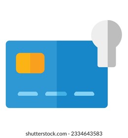 card payment icon. flat style design isolated on white background
