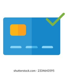 card payment icon. flat style design isolated on white background