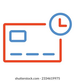 card payment icon isolated on white background