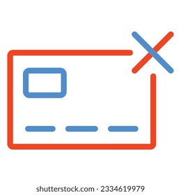 card payment icon isolated on white background