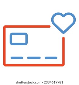 card payment icon isolated on white background