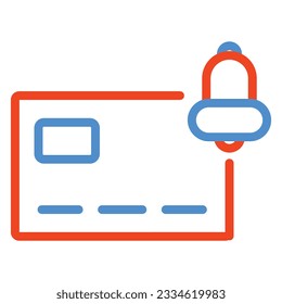 card payment icon isolated on white background