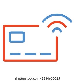 card payment icon isolated on white background