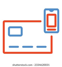 card payment icon isolated on white background
