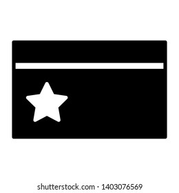 card payment icon ticket in black color
