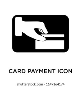 Card payment icon vector isolated on white background for your web and mobile app design, Card payment logo concept