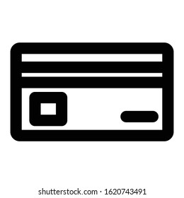 card payment icon vector outline style 