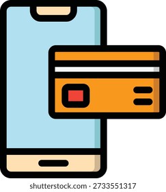 Card Payment Vector Icon Design Illustration